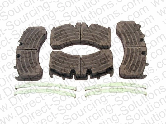 Brake Pad Set, disc brake (206668ALT)