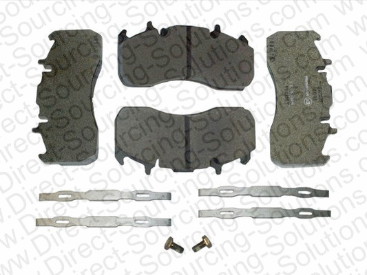 Brake Pad Set, disc brake (6260002)