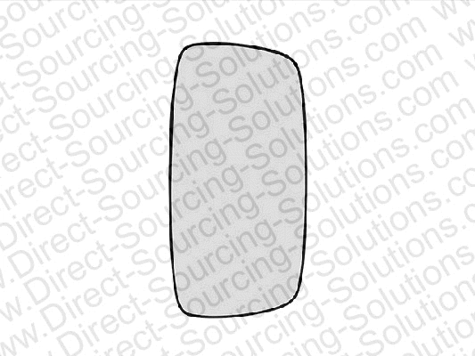 Mirror Glass, exterior mirror (509121)