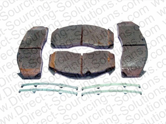 Brake Pad Set, disc brake (206582OEM)