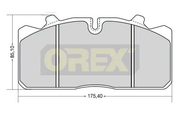 Brake Pad Set, disc brake (742003)