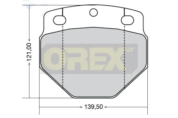 Brake Pad Set, disc brake (442006)