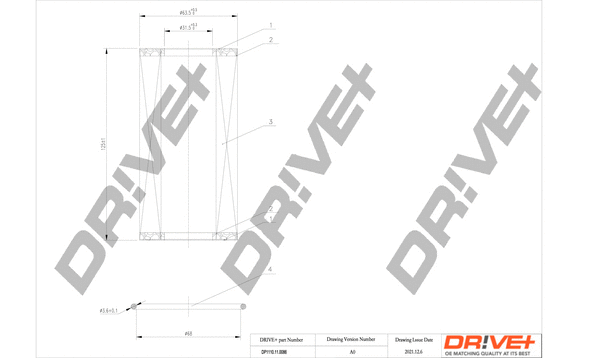 Oil Filter (DP1110.11.0086)