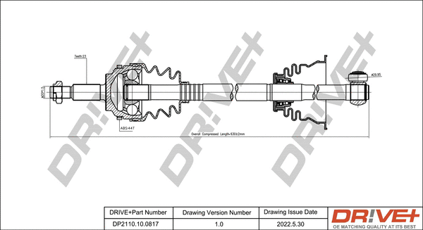 Drive Shaft (DP2110.10.0817)