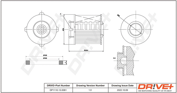 Fuel Filter (DP1110.13.0081)