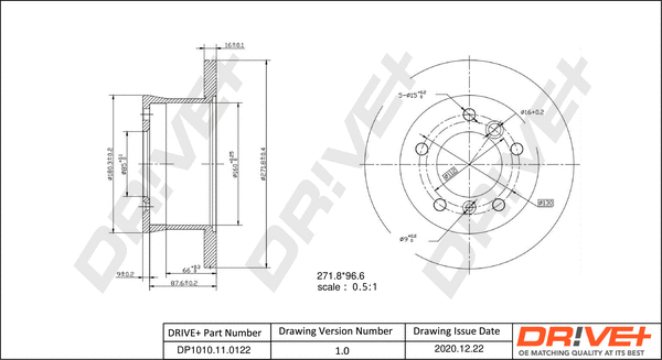 Brake Disc (DP1010.11.0122)
