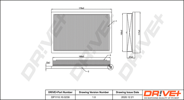 Air Filter (DP1110.10.0230)