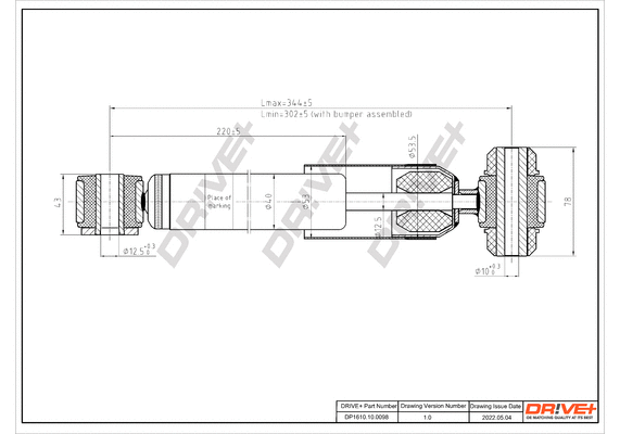 Shock Absorber (DP1610.10.0098)