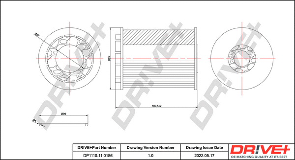 Oil Filter (DP1110.11.0186)
