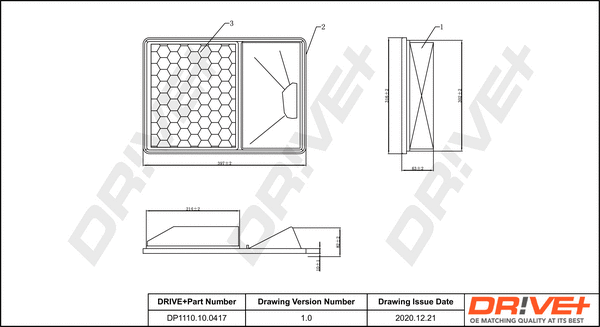 Air Filter (DP1110.10.0417)