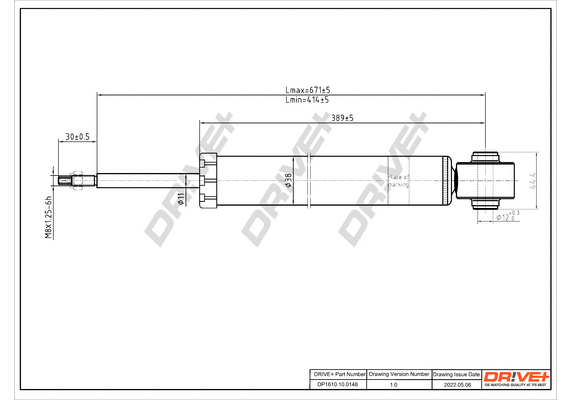 Shock Absorber (DP1610.10.0148)