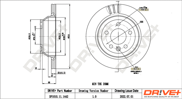 Brake Disc (DP1010.11.1442)