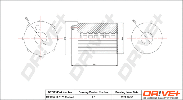 Oil Filter (DP1110.11.0178)