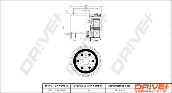 Oil Filter (DP1110.11.0305)