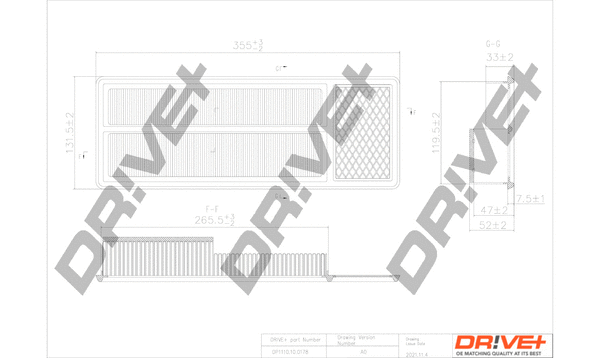 Air Filter (DP1110.10.0178)