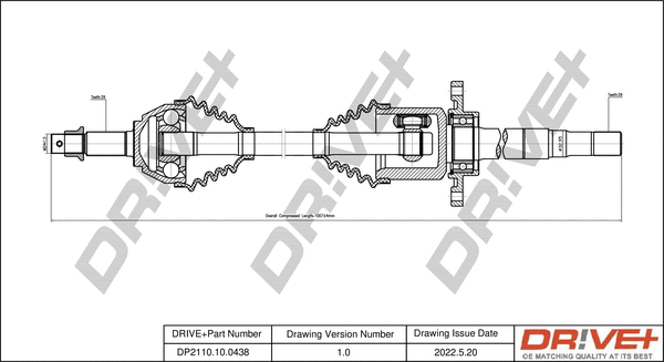 Drive Shaft (DP2110.10.0438)