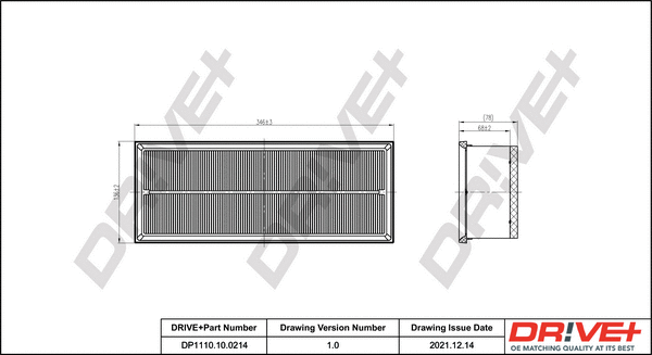 Air Filter (DP1110.10.0214)