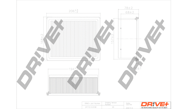 Air Filter (DP1110.10.0108)