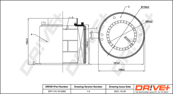 Air Filter (DP1110.10.0260)