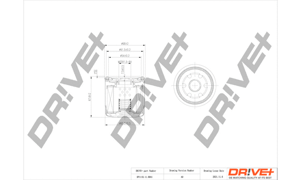 Oil Filter (DP1110.11.0041)