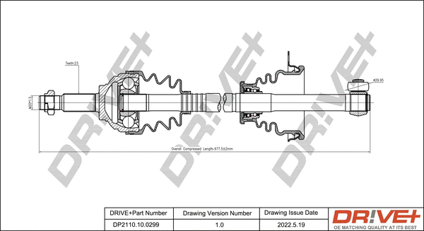 Drive Shaft (DP2110.10.0299)