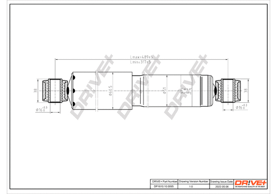 Shock Absorber (DP1610.10.0095)