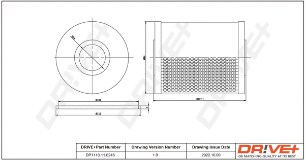 Oil Filter (DP1110.11.0246)