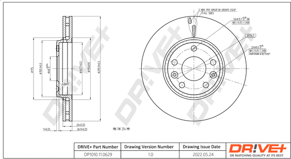 Brake Disc (DP1010.11.0629)