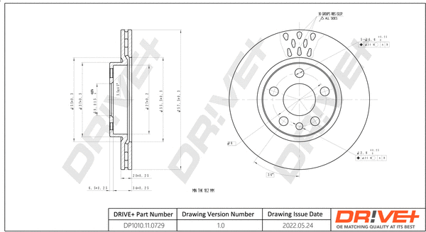 Brake Disc (DP1010.11.0729)