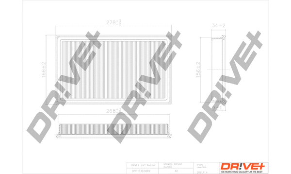 Air Filter (DP1110.10.0069)