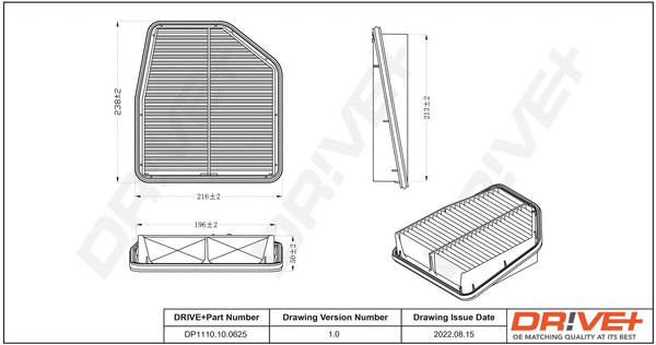 Air Filter (DP1110.10.0625)