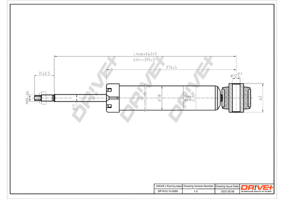 Shock Absorber (DP1610.10.0080)