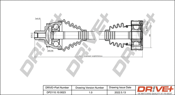 Drive Shaft (DP2110.10.0023)
