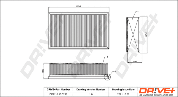 Air Filter (DP1110.10.0226)