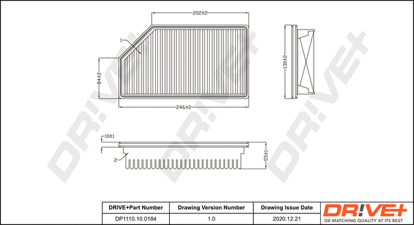 Air Filter (DP1110.10.0184)