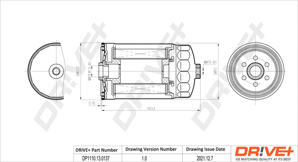 Fuel Filter (DP1110.13.0137)