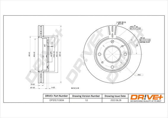 Brake Disc (DP1010.11.0694)