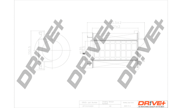 Air Filter (DP1110.10.0031)