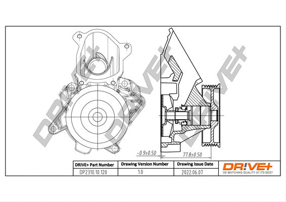 Water Pump, engine cooling (DP2310.10.120)