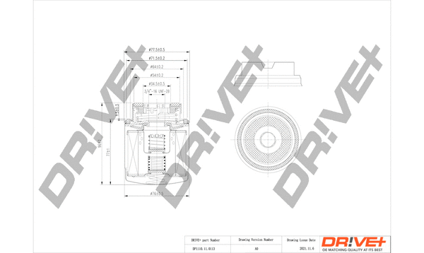 Oil Filter (DP1110.11.0113)