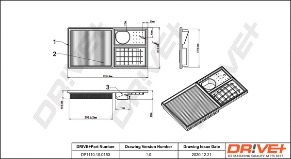 Air Filter (DP1110.10.0153)