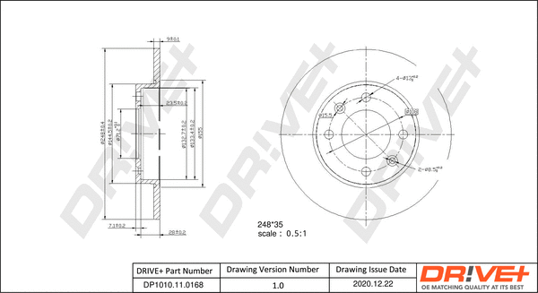Brake Disc (DP1010.11.0168)