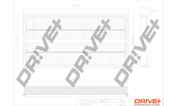 Air Filter (DP1110.10.0603)