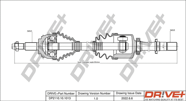 Drive Shaft (DP2110.10.1013)