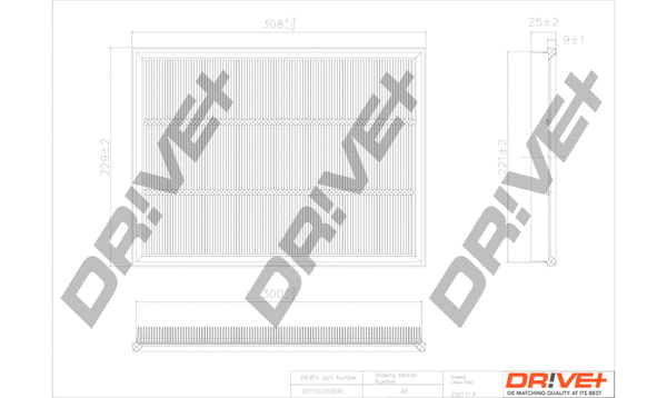 Air Filter (DP1110.10.0045)