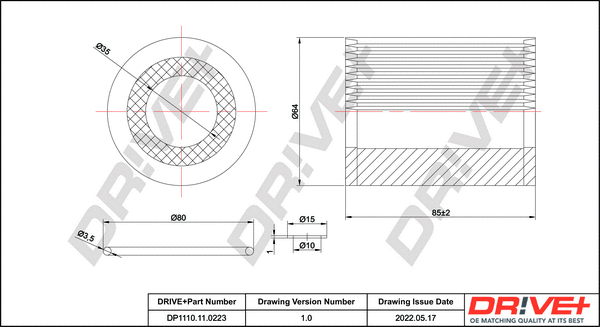 Oil Filter (DP1110.11.0223)