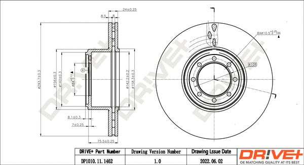 Brake Disc (DP1010.11.1462)