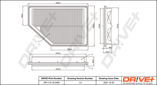 Air Filter (DP1110.10.0460)