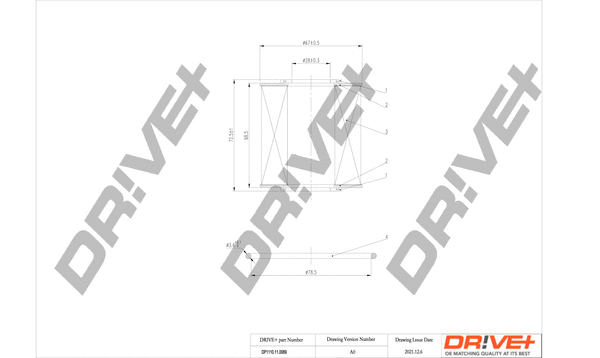 Oil Filter (DP1110.11.0069)