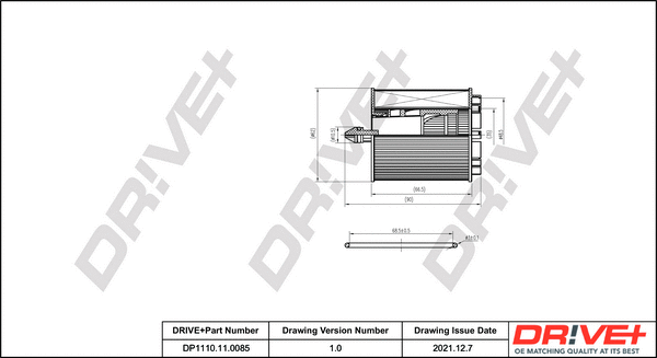 Oil Filter (DP1110.11.0085)